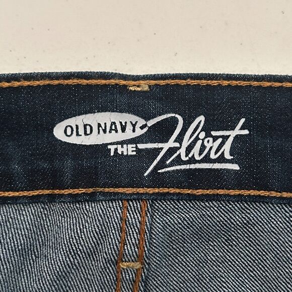 Old Navy Flirt Jeans Blue Bell Bottom Leg Size 36 See Des. For Size #J4-1641 - Picture 4 of 6